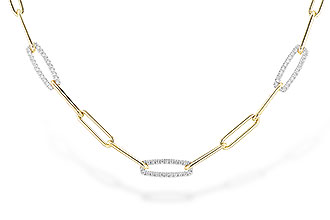H319-82272: NECKLACE .75 TW (17 INCHES)